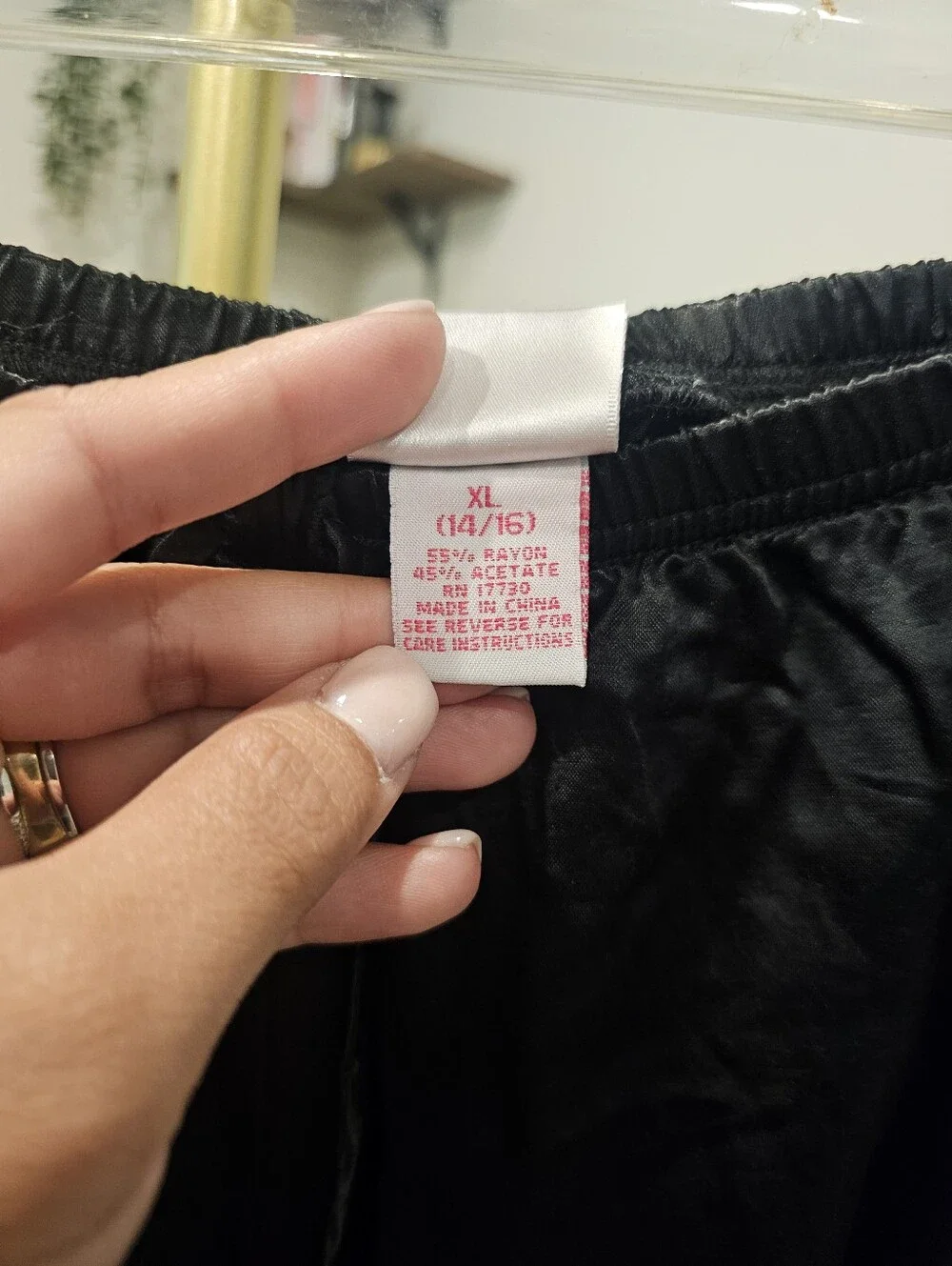 Vintage Xhilaration Black Cargo Jogger Pants with Drawstring Waist